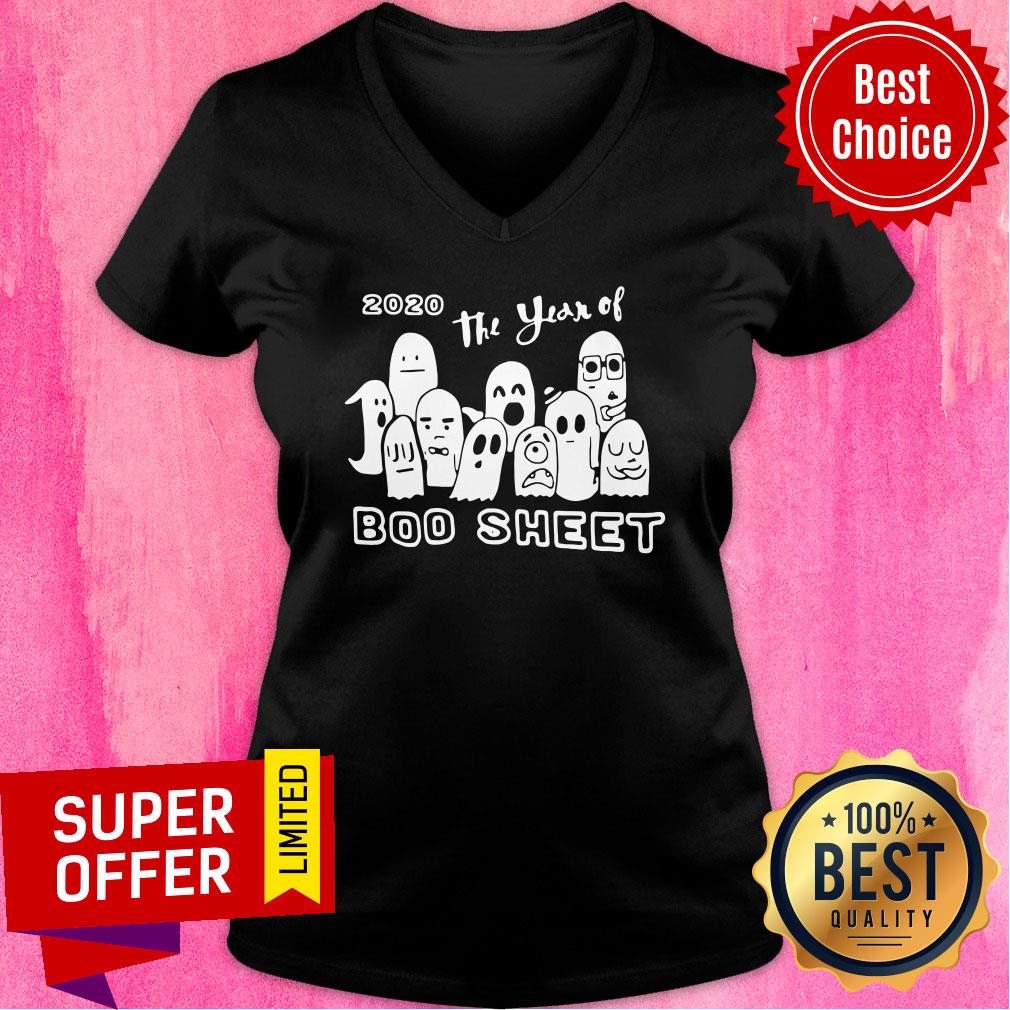 Ghost The Year Of Boo Sheet Halloween 2020 Shirt - Image 2