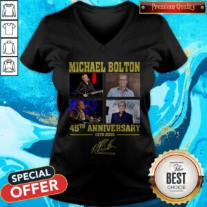 Alternative view of Good Michael Bolton 45th Anniversary 1975 2020 Signature Shirt