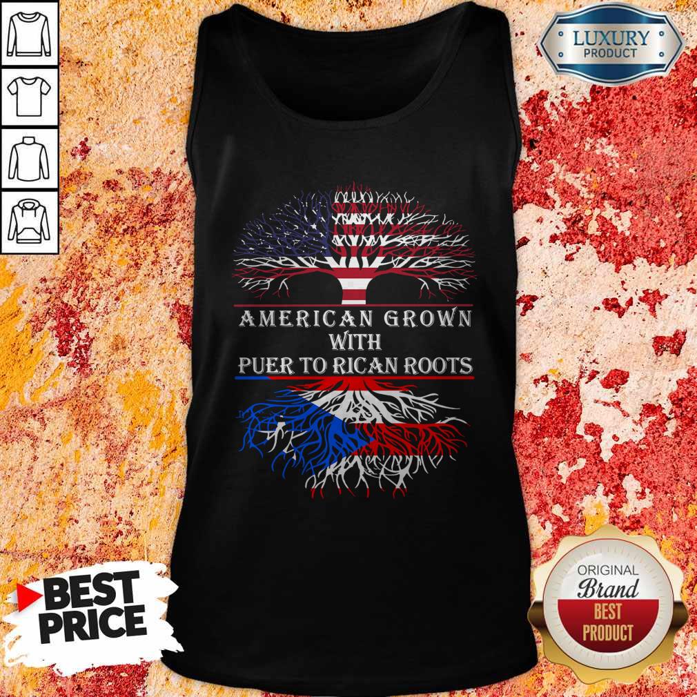 Nice American Grown With Puerto Rican Roots Shirt - Image 3