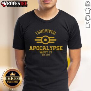 Premium I Survived Apocalypse Vault 13 Est-2077 T-Shirt