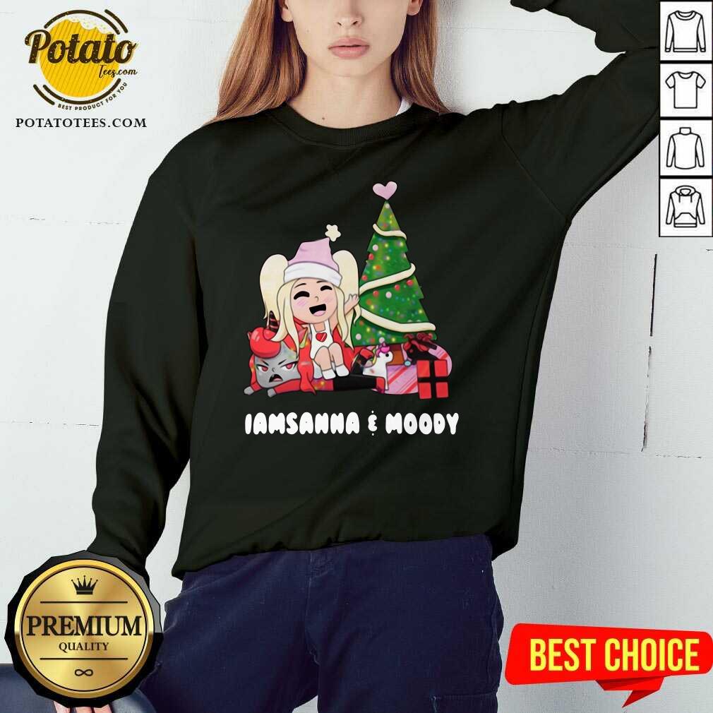 Beautiful I Am Sanna And Moody Christmas Shirt - Image 3