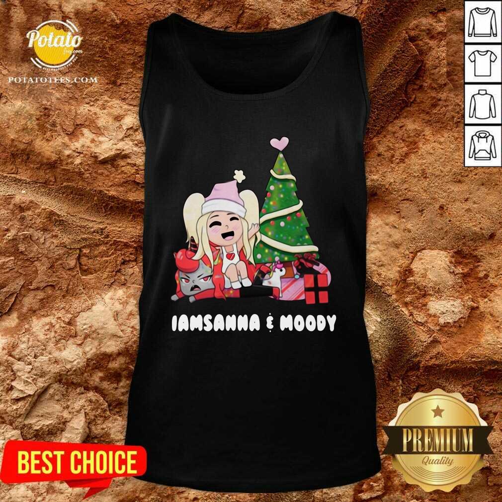 Beautiful I Am Sanna And Moody Christmas Shirt - Image 2
