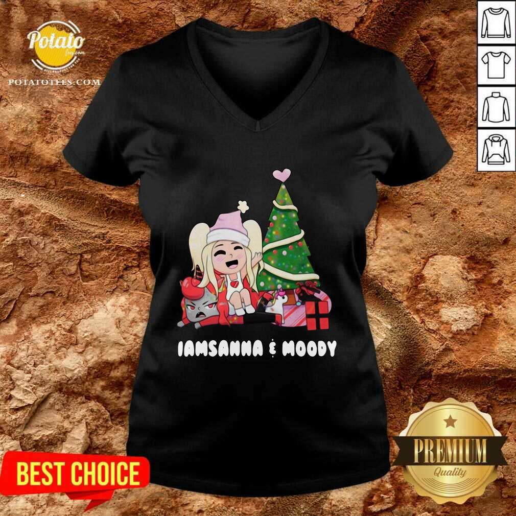 Beautiful I Am Sanna And Moody Christmas Shirt - Image 5