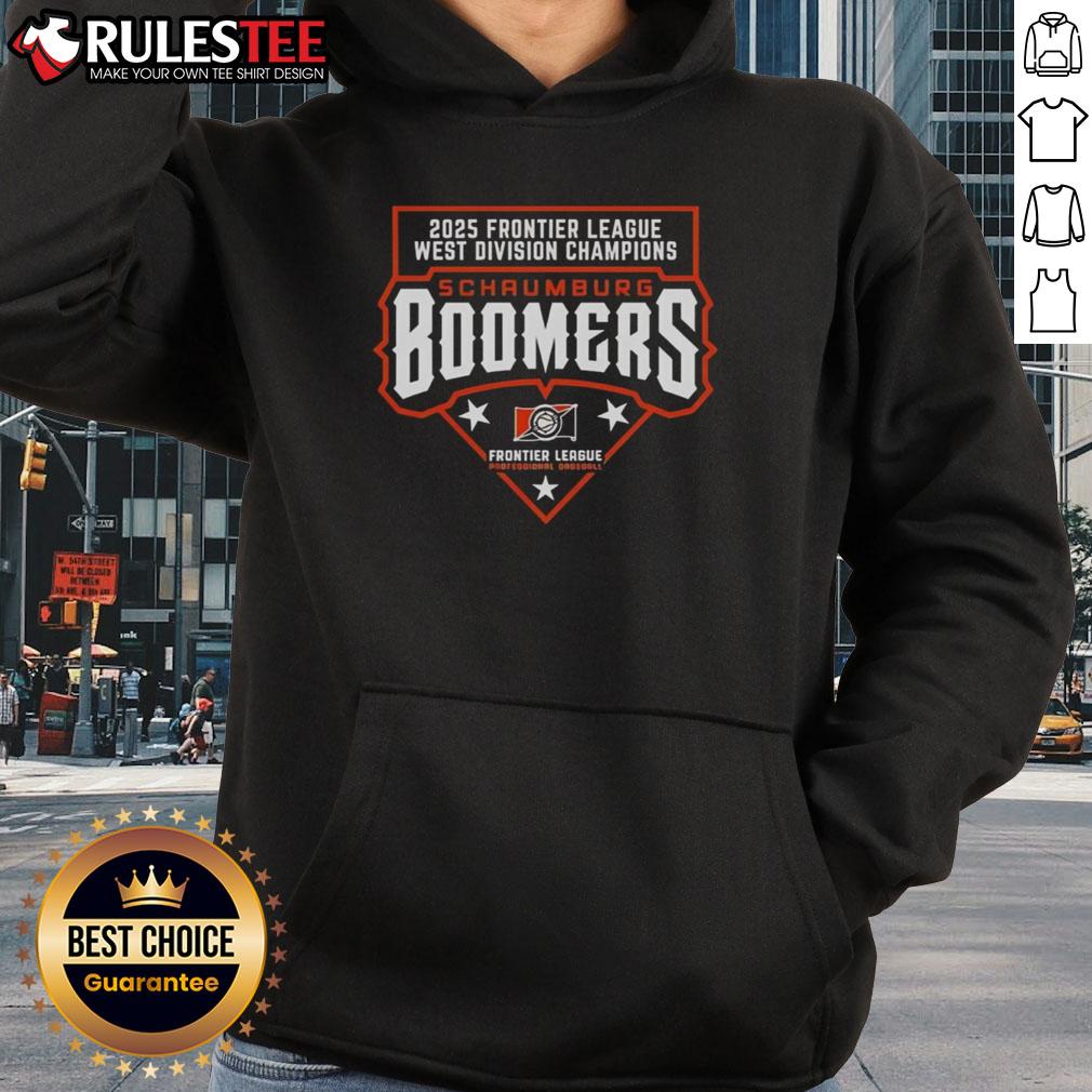 Good Schaumburg Boomers 2025 Frontier League West Division Champions T-Shirt - Image 2