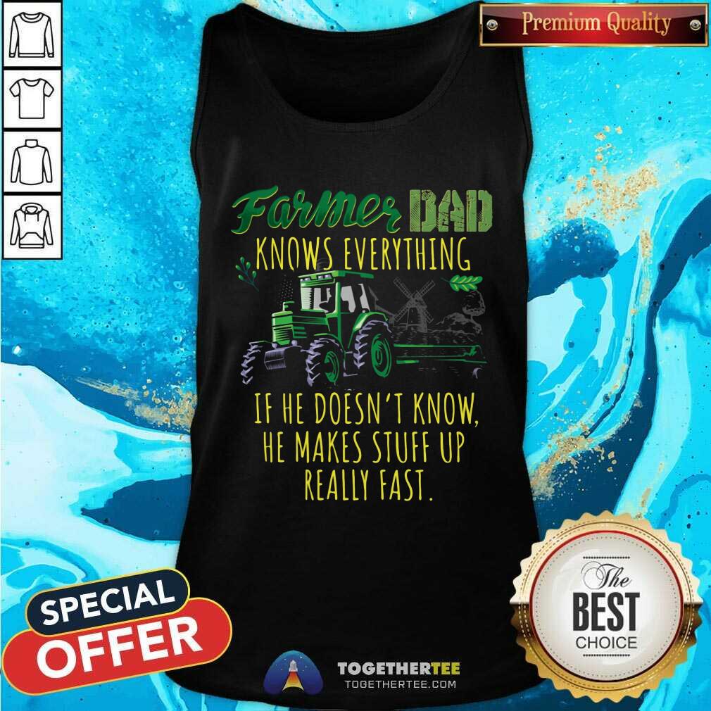 Farmer Dad Know Everything Shirt - Image 2