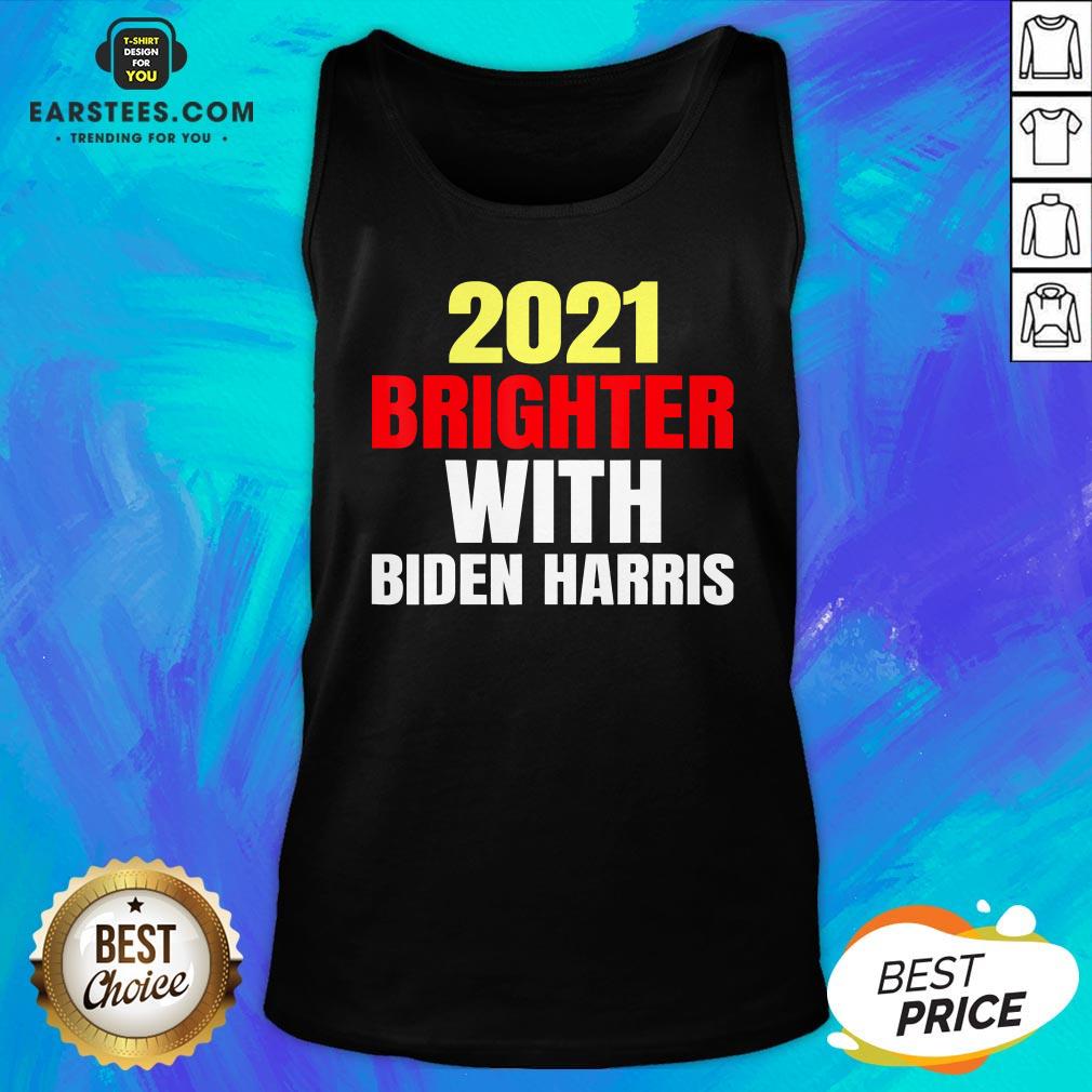 Good 2021 Brighter With Biden Harris Shirt - Image 4