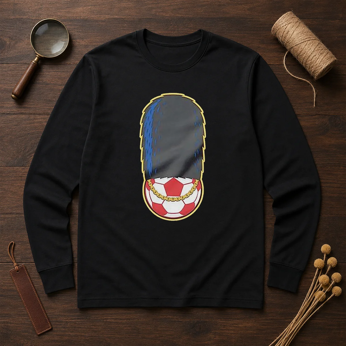 Hot London Guard British Soldier Soccer Ball Chain Shirt - Image 5