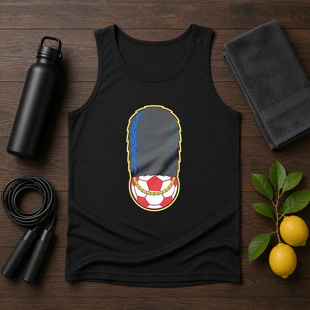 Hot London Guard British Soldier Soccer Ball Chain Shirt - Image 8