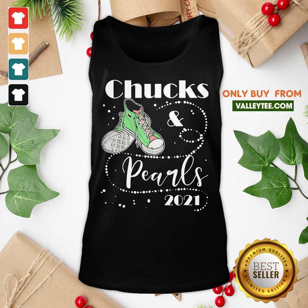 Beautiful Chucks And Pearls 2021 Shirt - Image 4