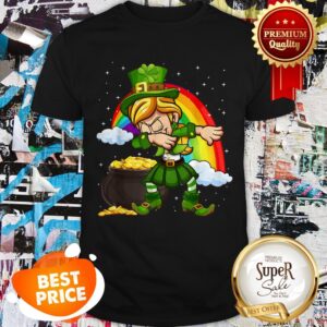 Nice Dabbing Leprechaun St. Patrick’s Day Rainbow Shirt
