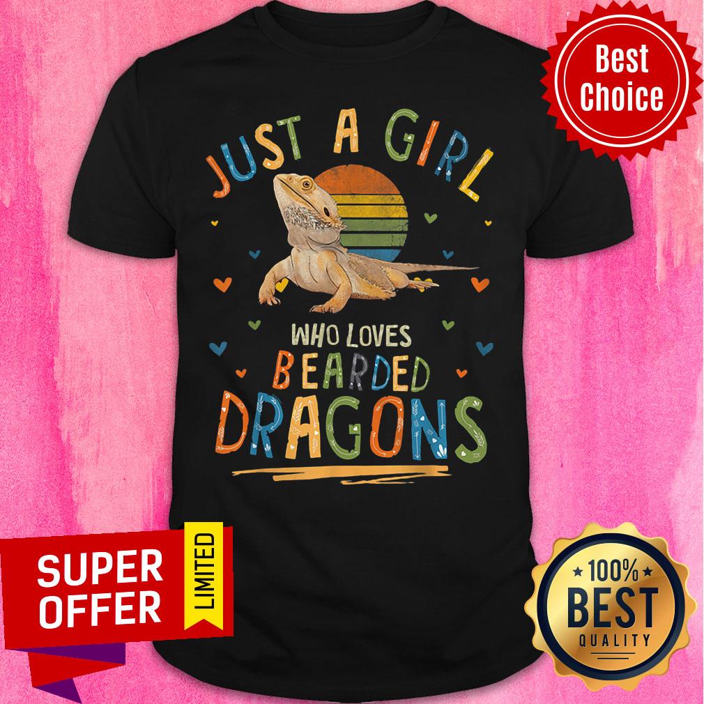 Premium Just A Girl Who Loves Bearded Dragons Shirt