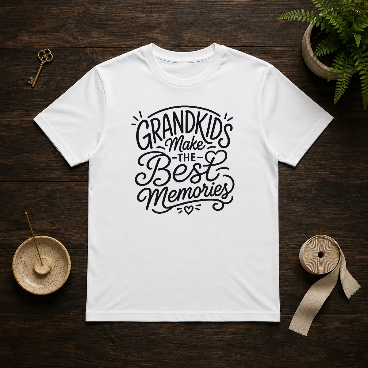Hot Grandparents Day Grandkids Make The Best Memories Lin Shirt