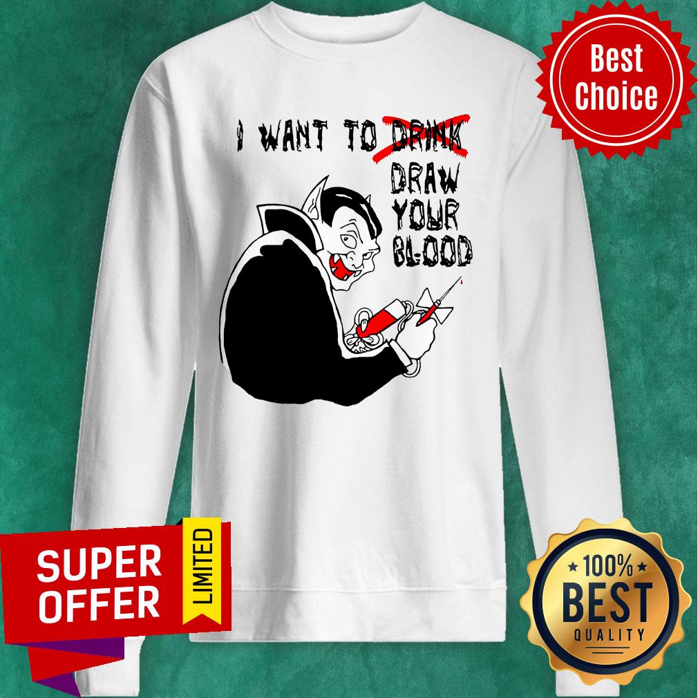 Vampire Tee For Phlebotomists Phlebotomy Students Shirt - Image 5