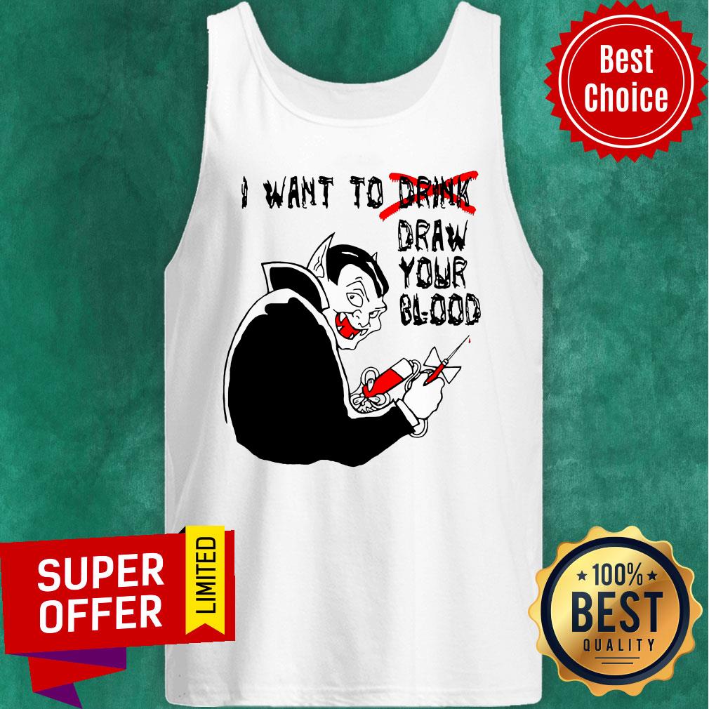 Vampire Tee For Phlebotomists Phlebotomy Students Shirt - Image 4