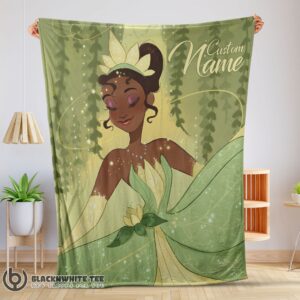 Awesome Cute Disney Princess Tiana Blanket Fleece Customized Blanket