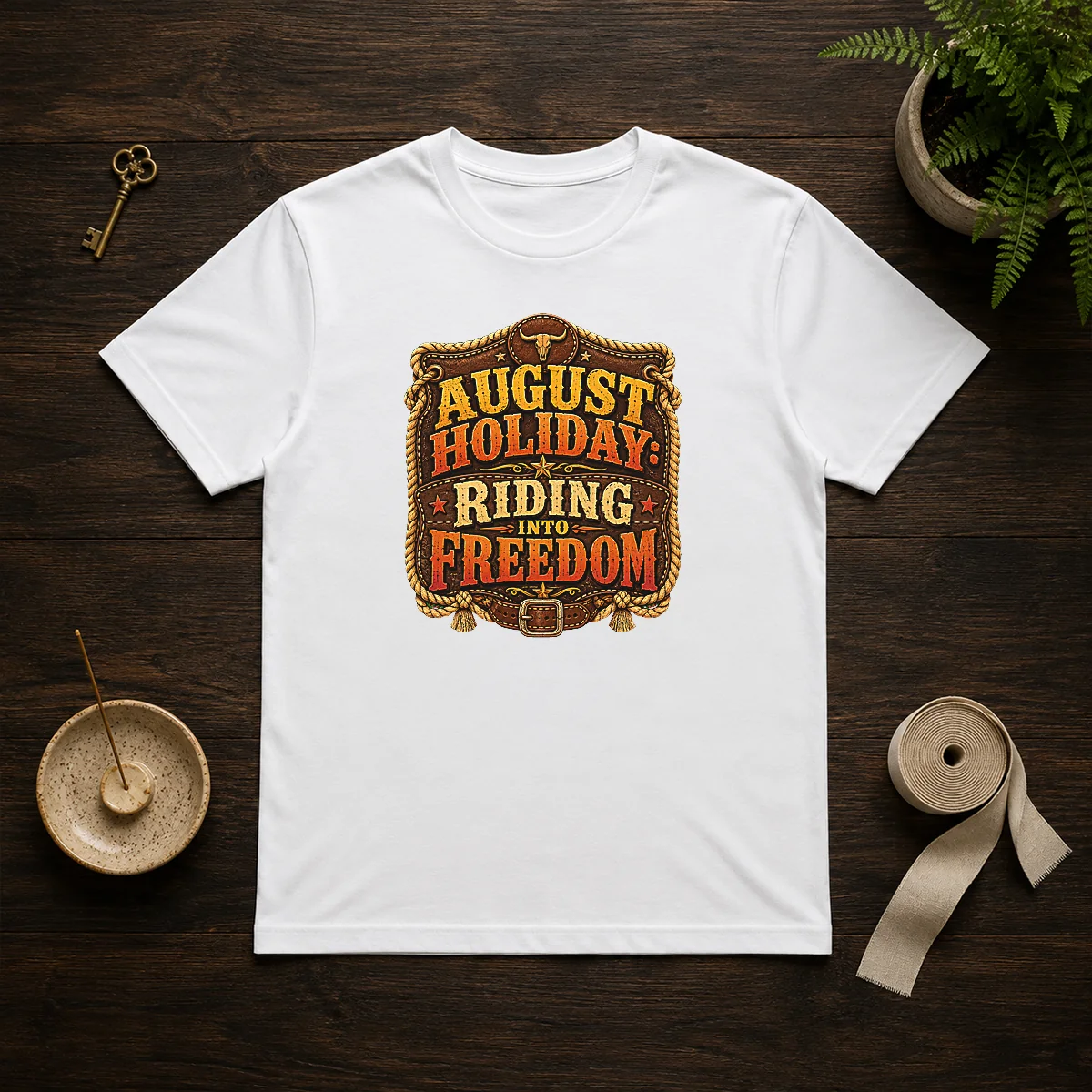 Good August Holiday Western Freedom Ride Shirt
