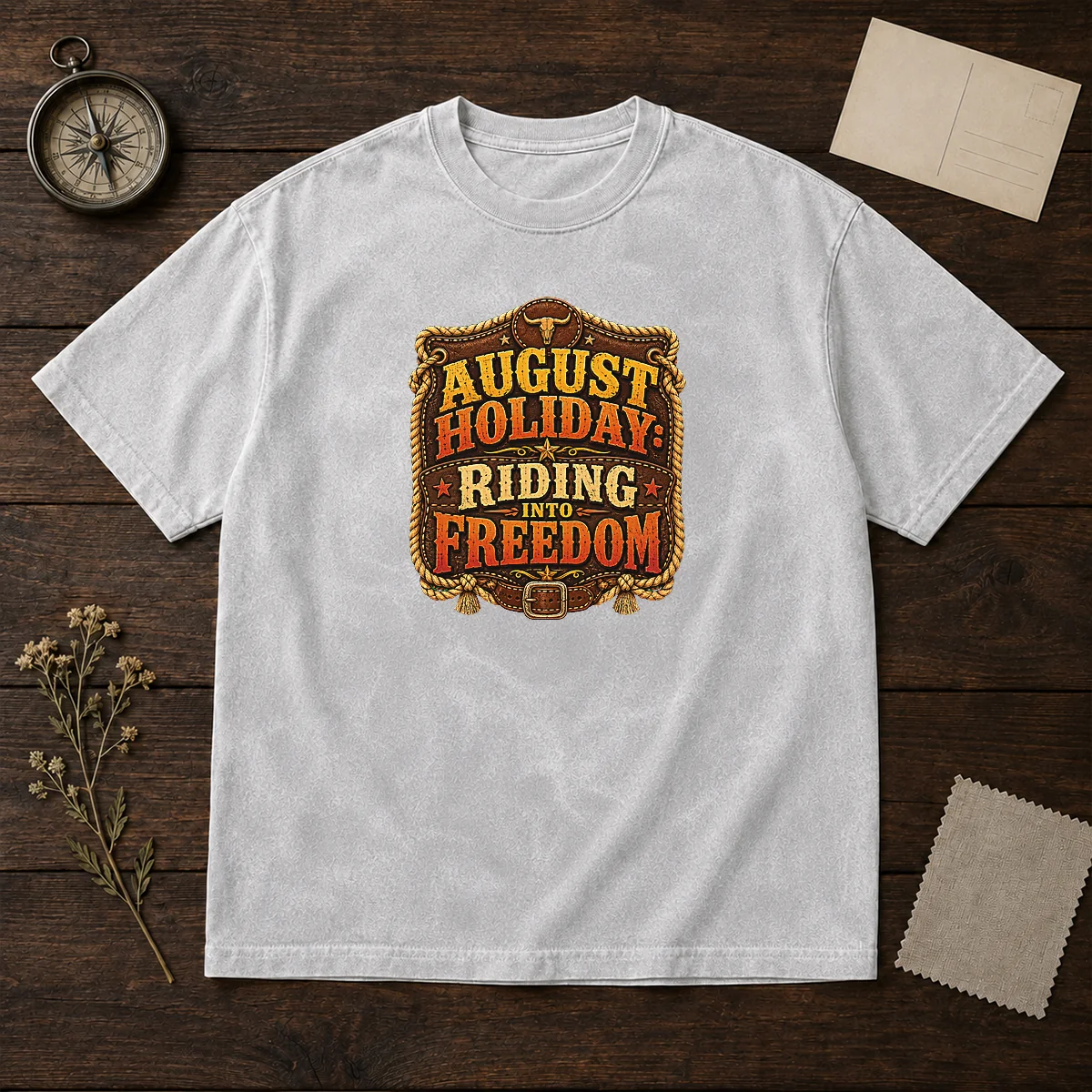 Good August Holiday Western Freedom Ride Shirt - Image 8