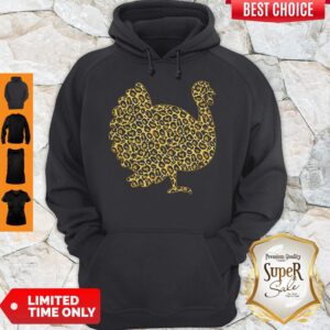 Alternative view of Leopard Print Turkey Thanksgiving Fall Autumn Gobble Gift Shirt