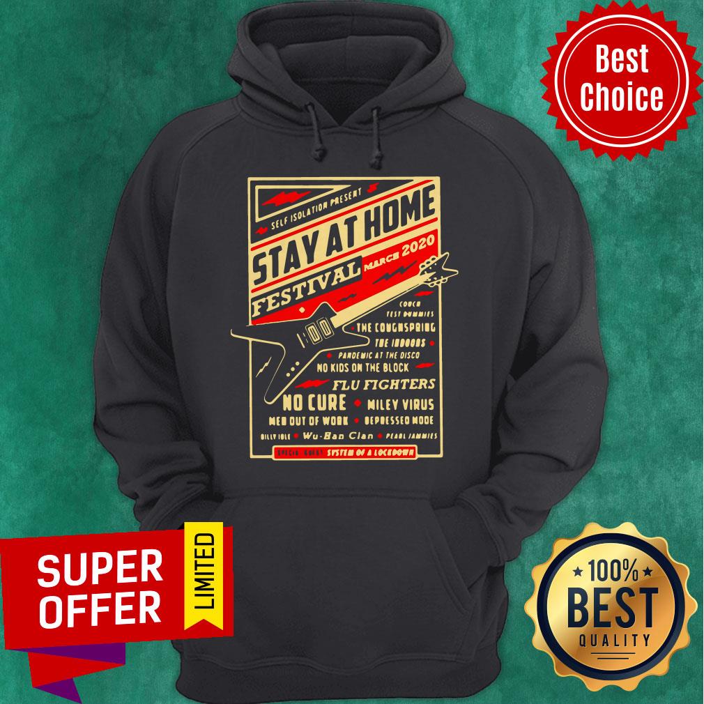 Official Self Isolation Present Stay At Home Festival Shirt - Image 3