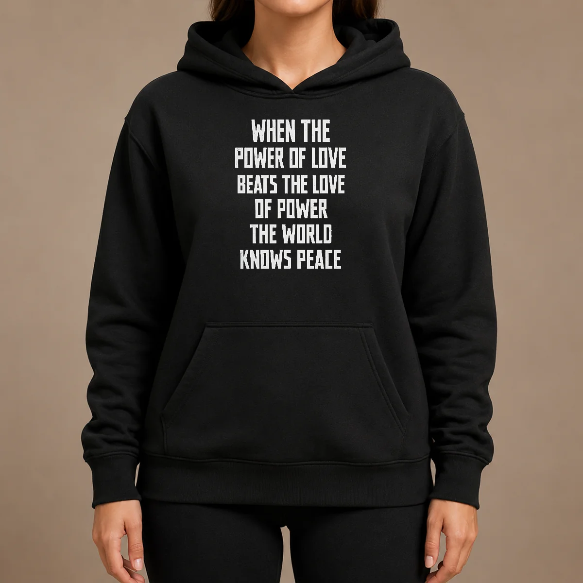 Pretty Nice When The Power Of Love Beats The Love Of Power The World Knows Peace Pretty Shirt - Image 5