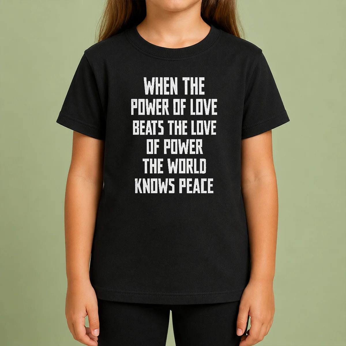 Pretty Nice When The Power Of Love Beats The Love Of Power The World Knows Peace Pretty Shirt - Image 9