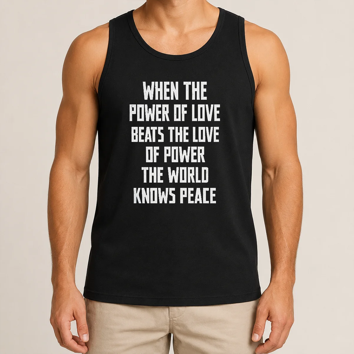 Pretty Nice When The Power Of Love Beats The Love Of Power The World Knows Peace Pretty Shirt - Image 3