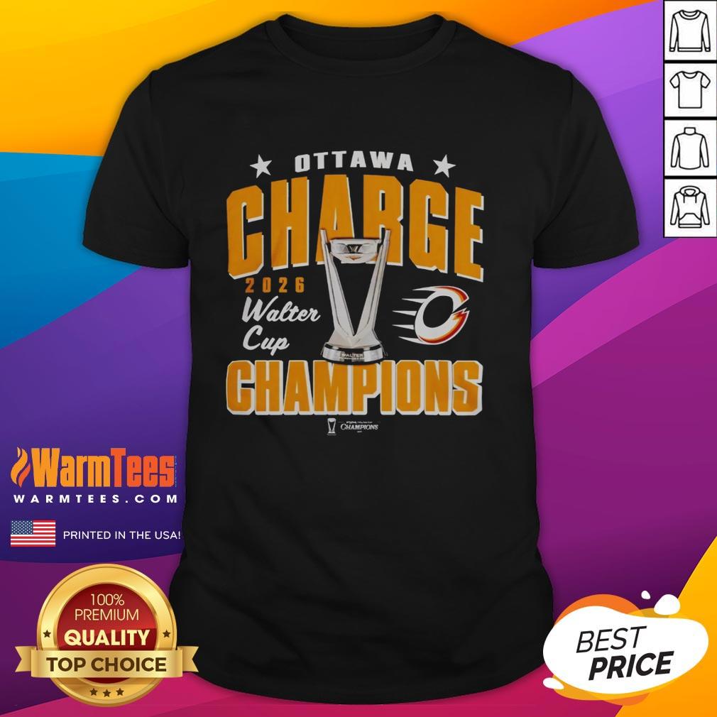 Original Ottawa Charge 2026 PWHL Walter Cup Champions T-Shirt