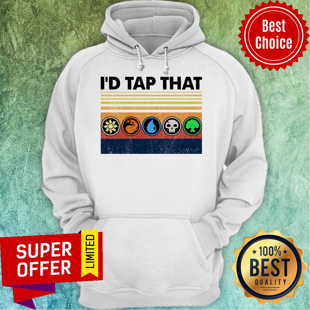 Funny Magic The Gathering I’d Tap That Vintage Shirt - Image 3