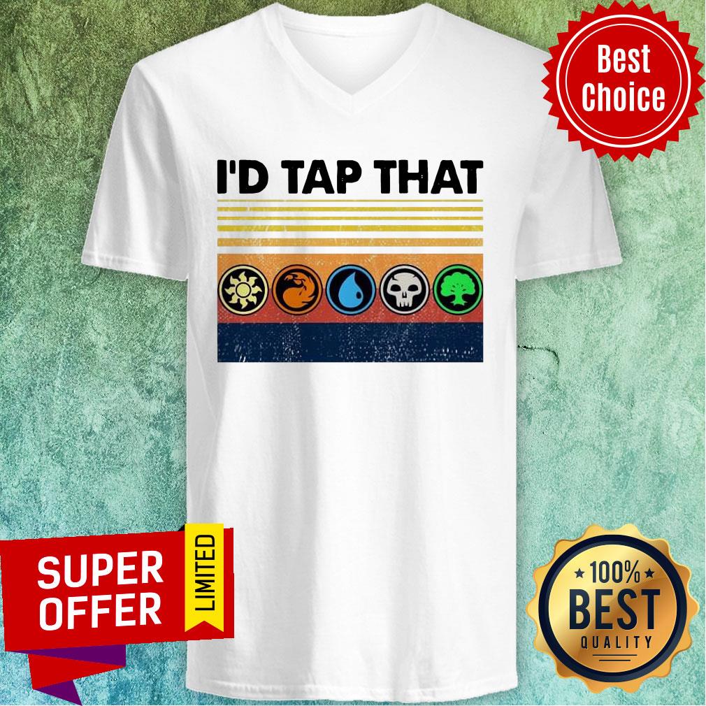 Funny Magic The Gathering I’d Tap That Vintage Shirt - Image 4