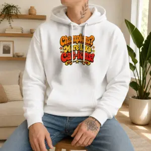 Alternative view of Awesome Soccer Cat Meme Funny Champions Groovy Retro Shirt