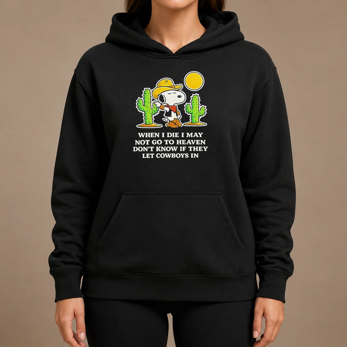 Nice Snoopy Cowboy When I Die I May Not Go To Heaven Shirt - Image 5