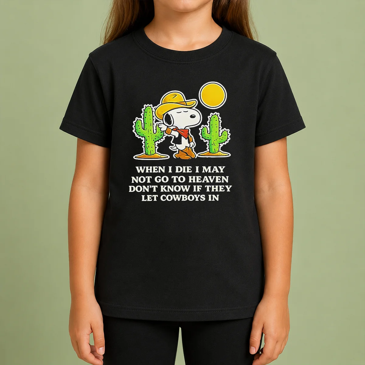 Nice Snoopy Cowboy When I Die I May Not Go To Heaven Shirt - Image 9
