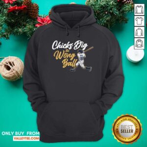 Alternative view of Chicks Dig The Wong Ball Milwaukee Shirt