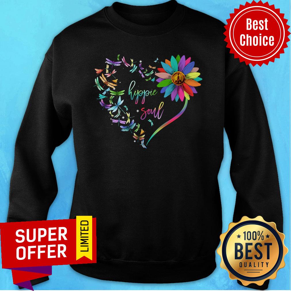 Hippie Soul Dragonfly Flower Shirt - Image 4
