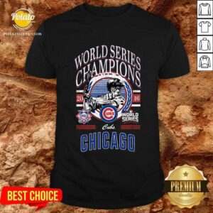 Chicago Cubs World Series Champions Black T-shirt