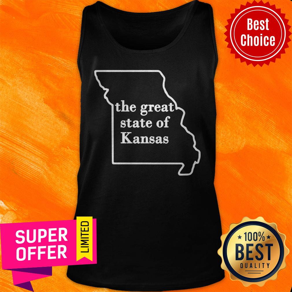 Official The Great State Of Kansas Missouri Shirt - Image 4