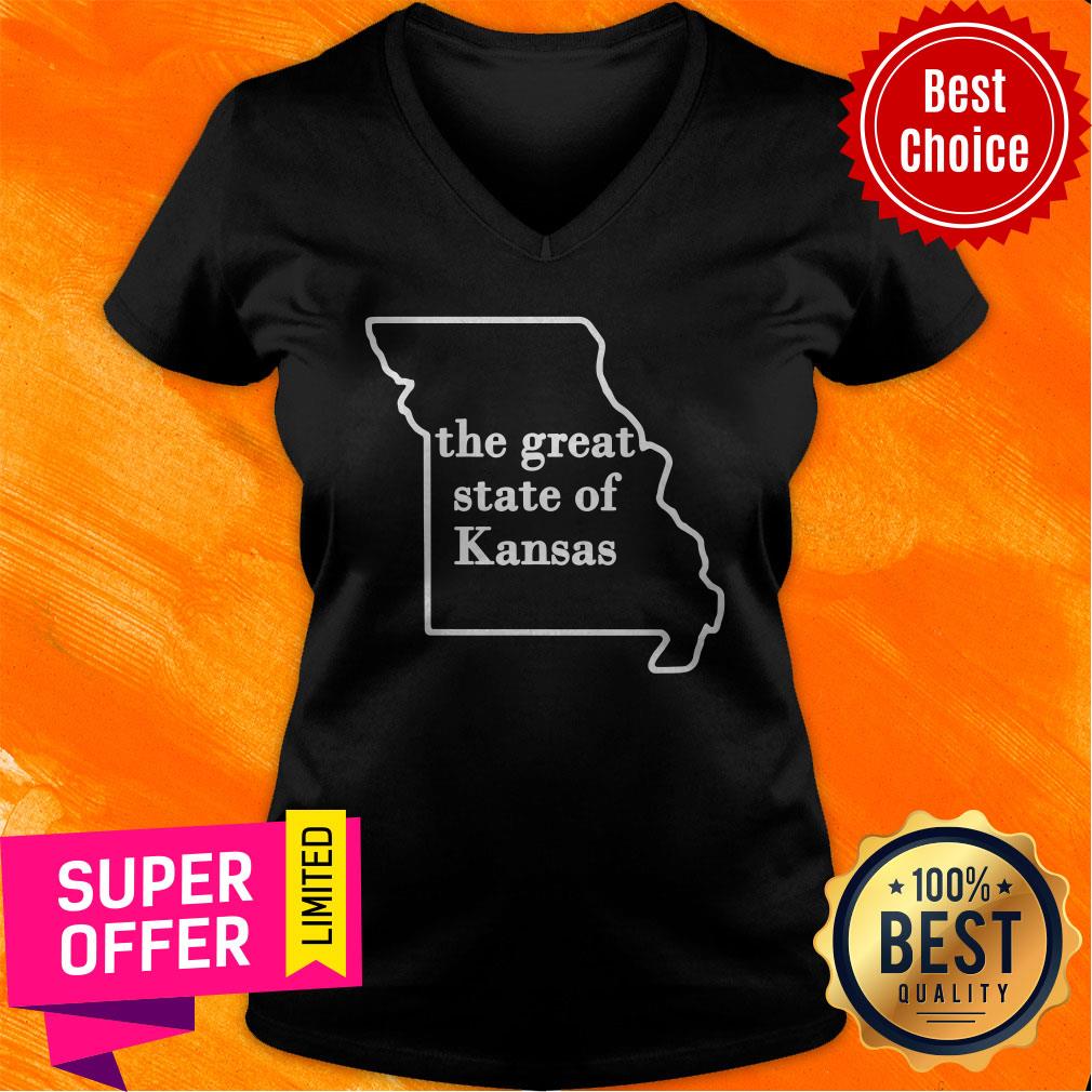 Official The Great State Of Kansas Missouri Shirt - Image 5