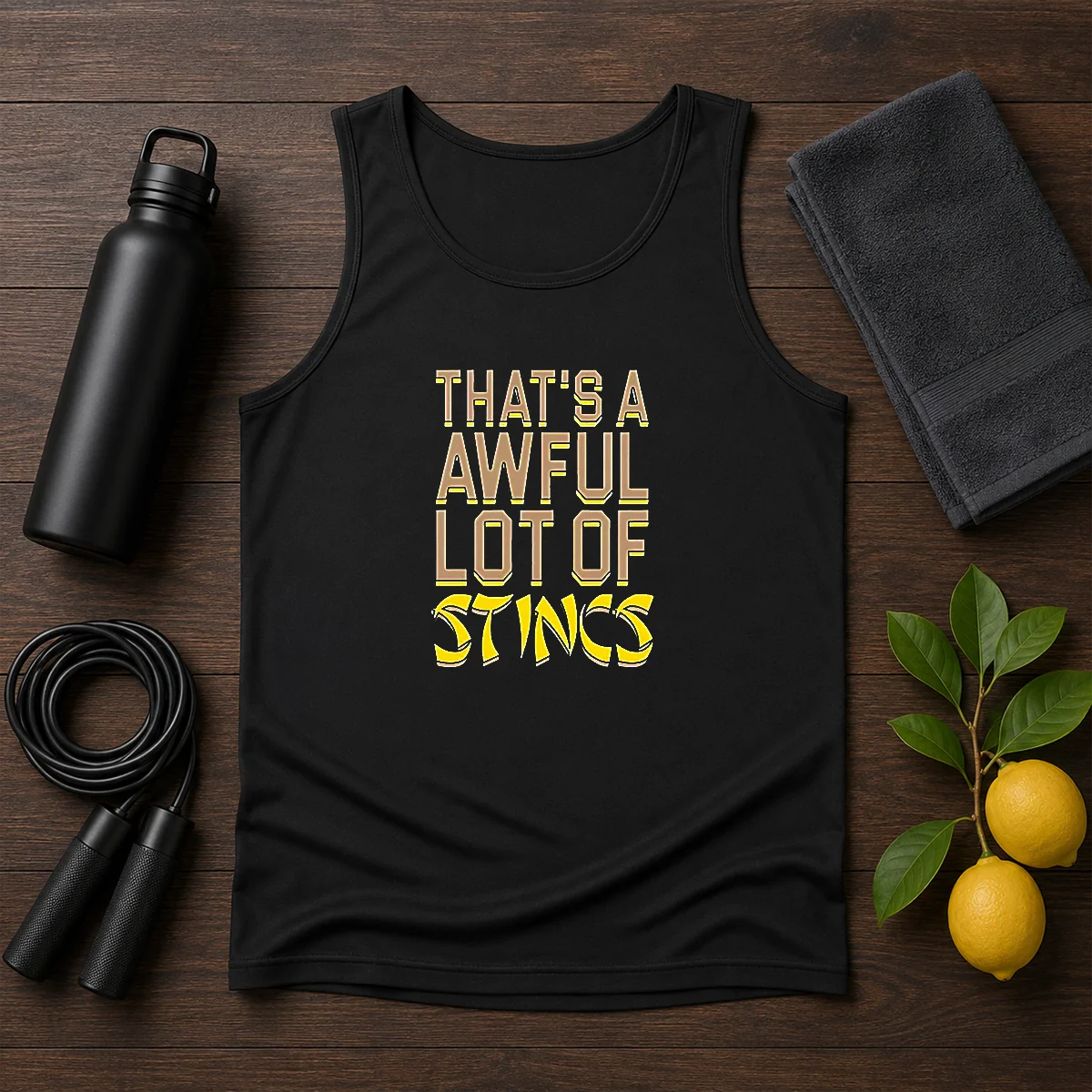 Pretty That'S A Awful Lot Of Stincs Quote Typography Shirt - Image 3