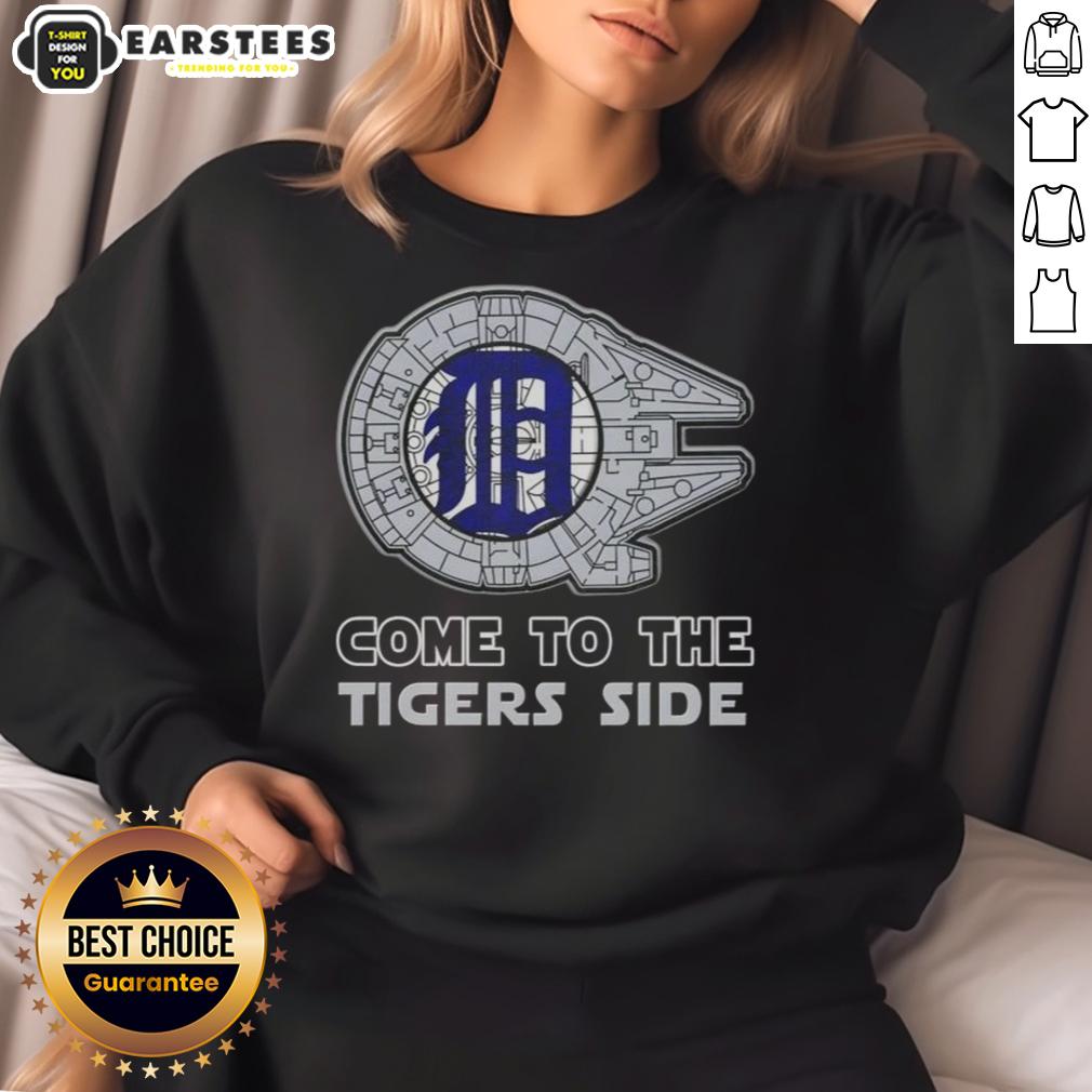Good Star Wars Come To The Detroit Tigers Side T-Shirt - Image 5