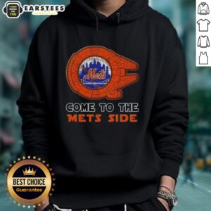 Alternative view of Good Star Wars Come To The New York Mets Side T-Shirt