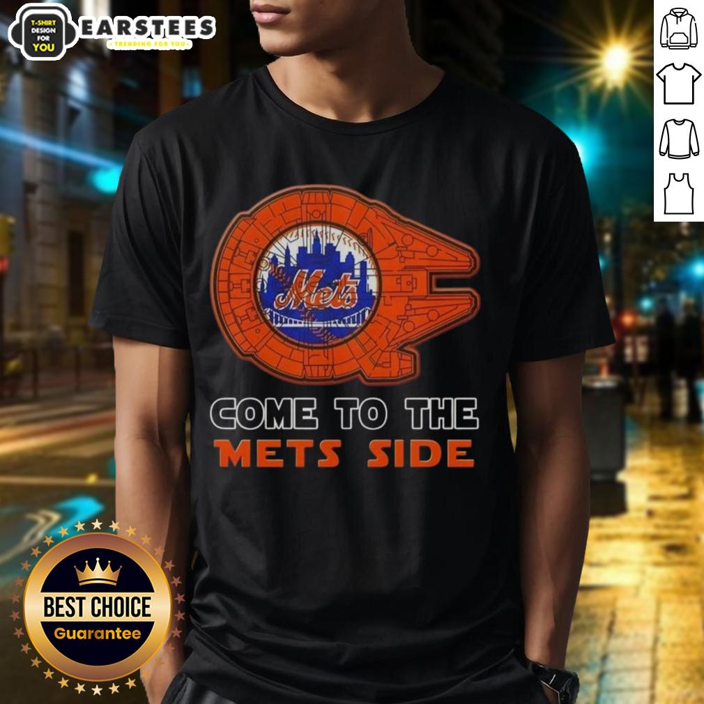Good Star Wars Come To The New York Mets Side T-Shirt