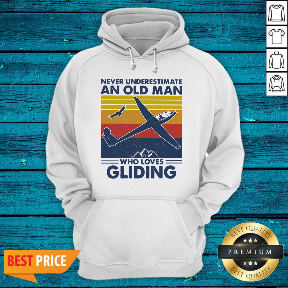 Hot Never Underestimate An Old Man Who Loves Gliding Vintage Shirt - Image 4