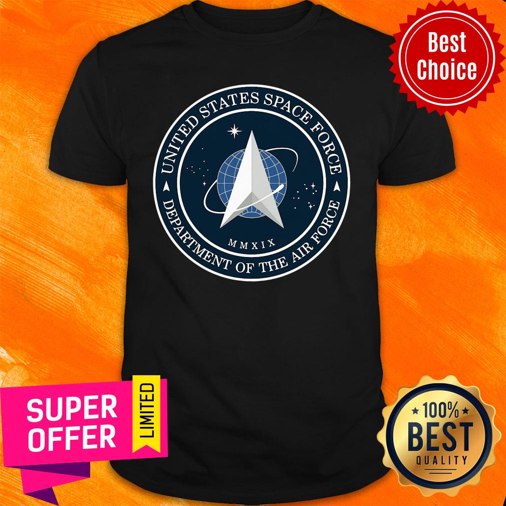 Nice Us Space Force Ussf United States Space Force Logo Emblem Shirt