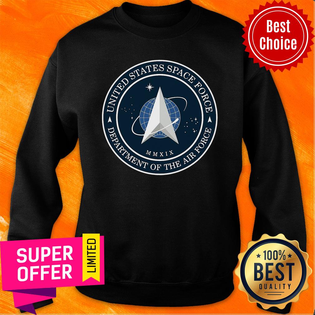 Nice Us Space Force Ussf United States Space Force Logo Emblem Shirt - Image 5