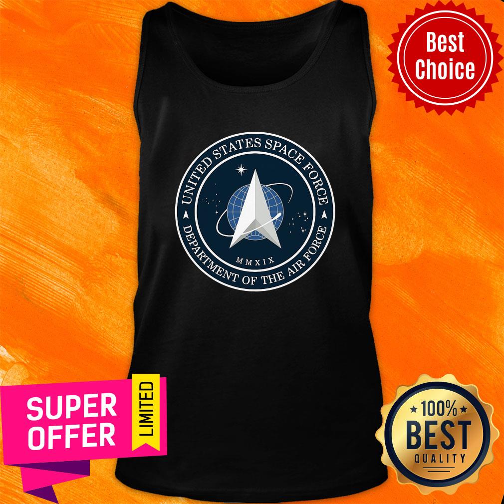 Nice Us Space Force Ussf United States Space Force Logo Emblem Shirt - Image 4