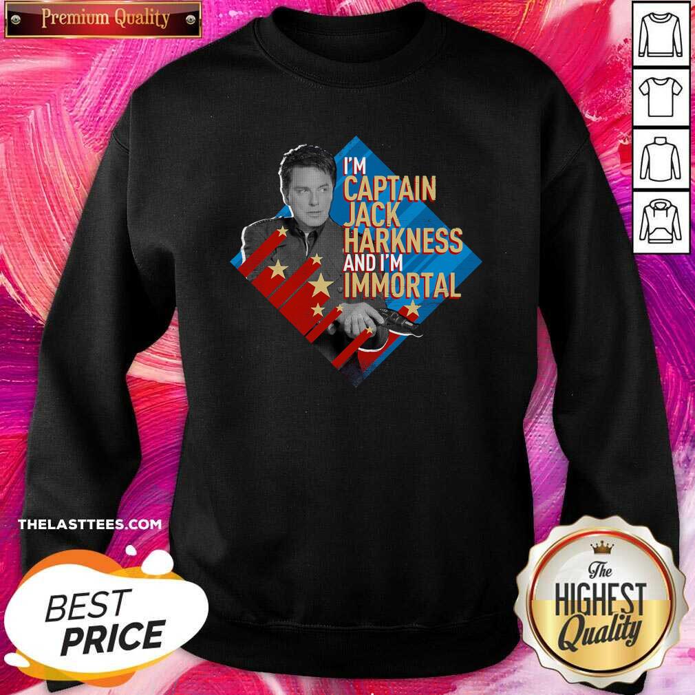 Pretty Im Captain Jack Harkness And Im Immortal Shirt - Image 4