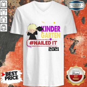 Alternative view of Pretty Blonde Boy Youth Kindergarten Nailed It 2021 Shirt