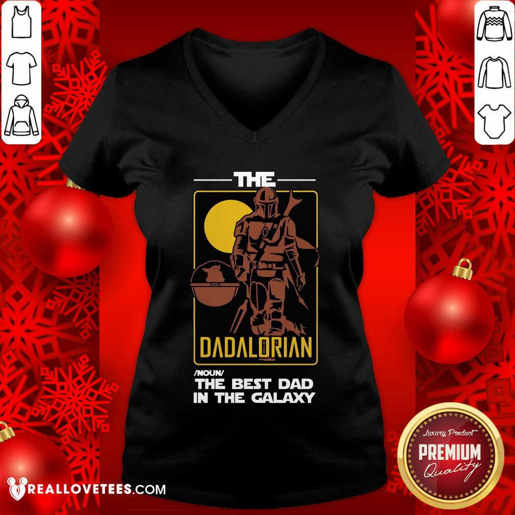 The Dadalorian The Best Dad In The Galaxy Shirt - Image 3