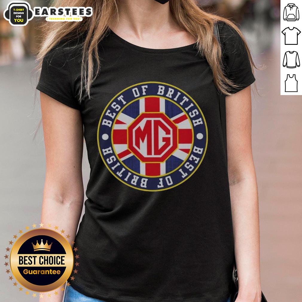 Hot Mg Mg Car Badge Logo Best Of British T-Shirt - Image 3