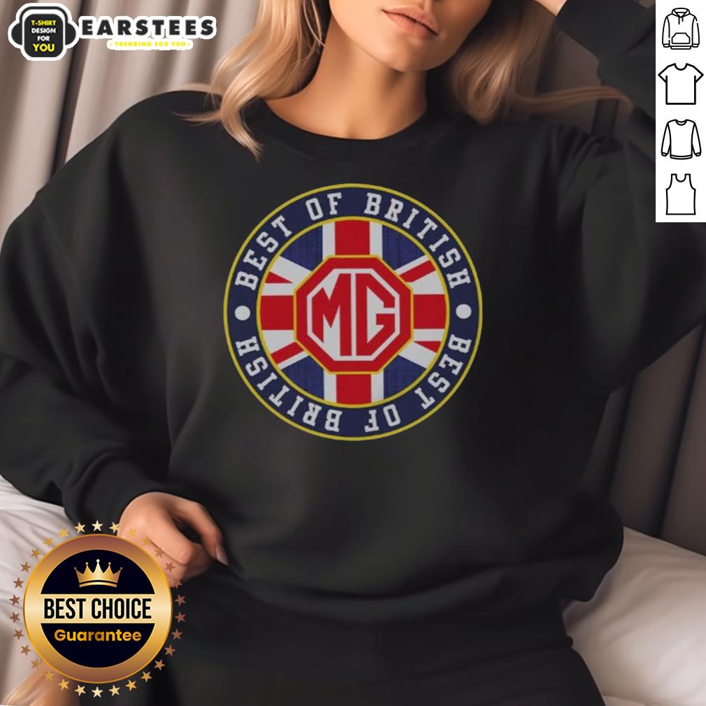 Hot Mg Mg Car Badge Logo Best Of British T-Shirt - Image 5